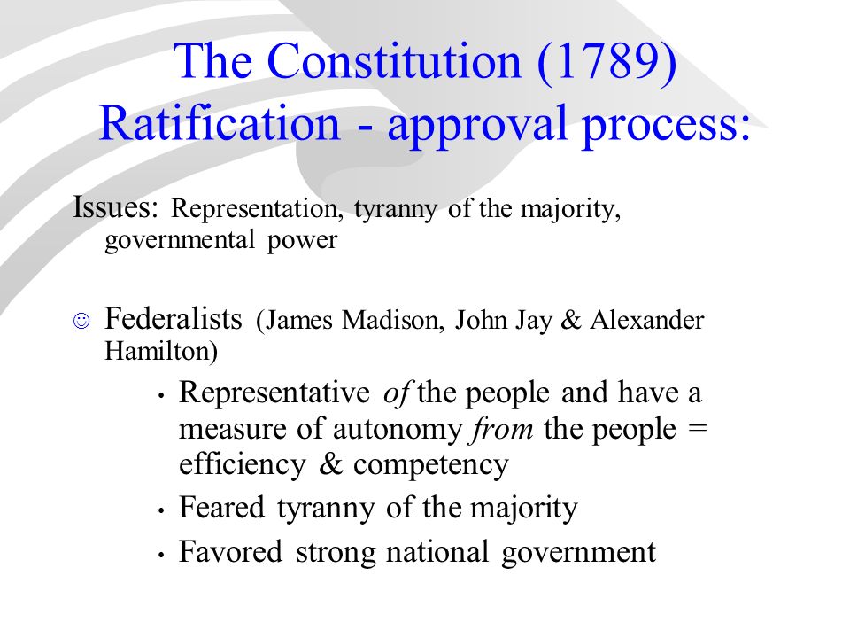 CONSTITUTION: 1787-1791